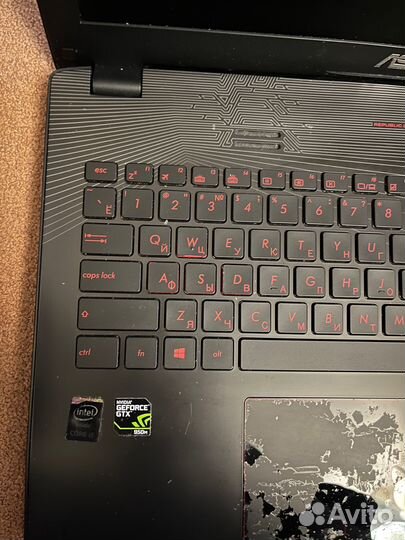 Игровой ноутбук asus GL552J