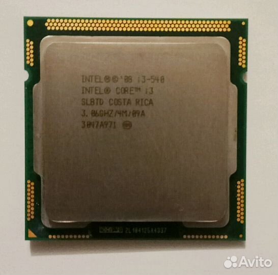 Процессор Intel core i3-540
