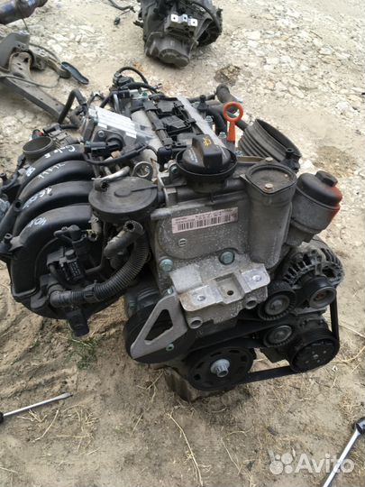 Двигатель Golf V 1.6fsi Гольф 5 BAG, BLF, BLP