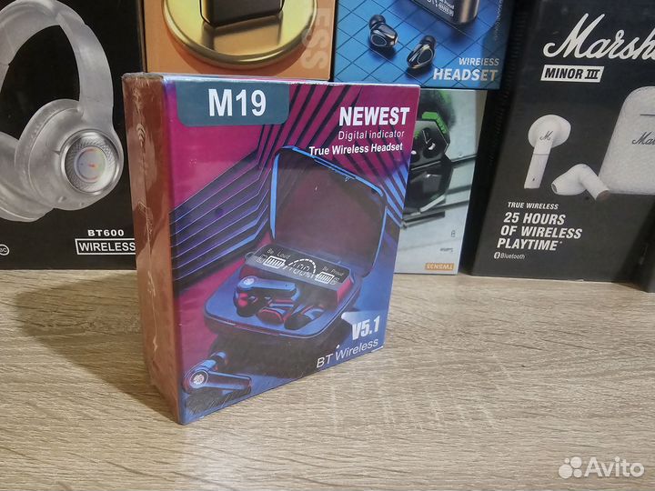 Беспроводные наушники m19