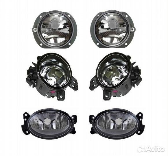 Туманка Mercedes С-Class W204 2006 +