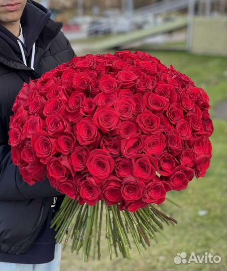 Роза 100см с доставкой. Букет роз с доставкой
