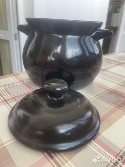 Керамическая кастрюря- горшок