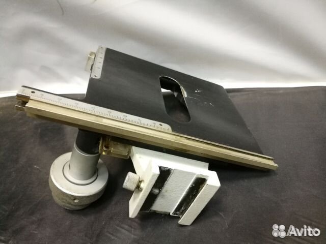 Микроскоп столик ломо подвижный некомплект