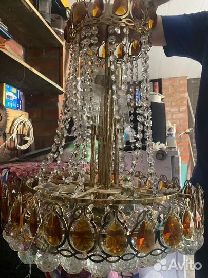 Люстра хрустальная
