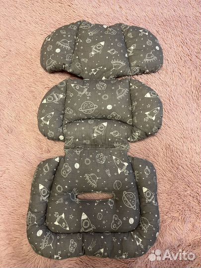 Матрасик-вкладыш для коляски, автолюльки