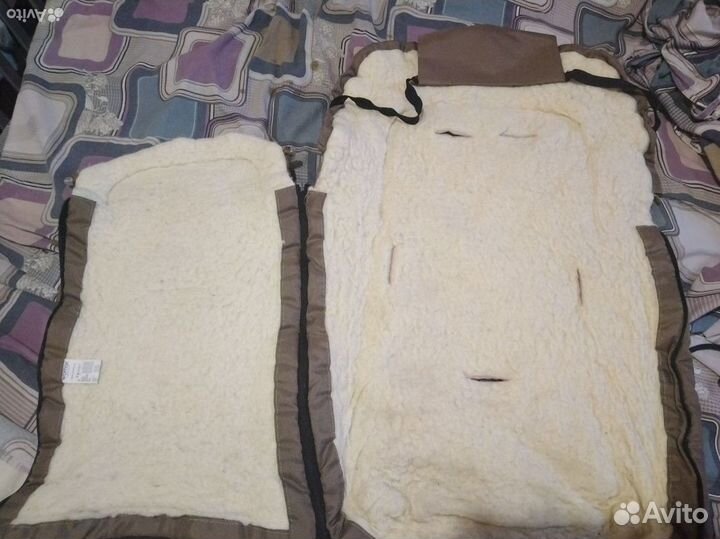 Зимний конверт в коляску