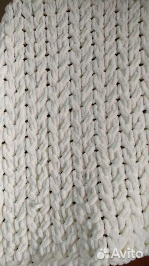 Плед детский вязаный ручная работа
