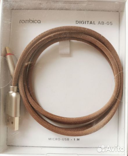 Новый кабель Rombica Digital AB-05 Usb - microUSB