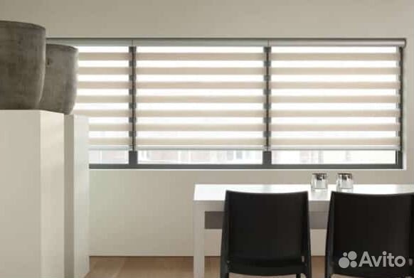 Рулонные шторы день, ночь