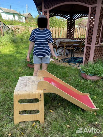 Деревянная детская горка IKEA