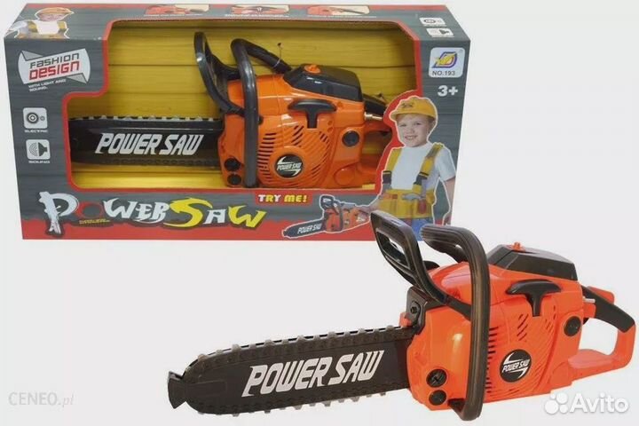 Пила как настоящая, дрель, шуруповерт новая