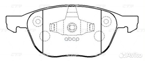 CKF-14 Колодки тормозные дисковые перед G