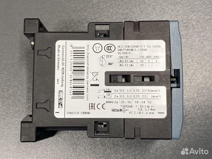 Siemens 3RH2131-1BB40 новый, 1 шт