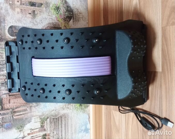 Тренажер для растяжки спины Мостик с эл. массажем