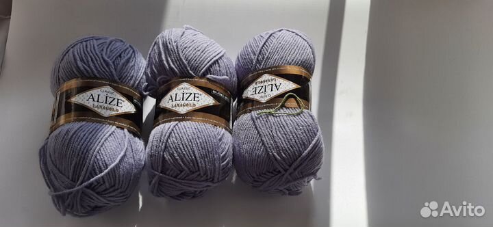 Пряжа Ализе Ланоголд классик