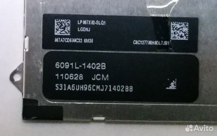 Экран планшета ViewSonic LP007X02-SLQ1