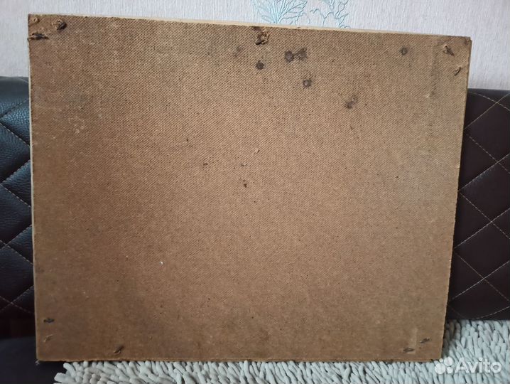 Картина, СССР, авангард, натюрморт с маской, 80-е