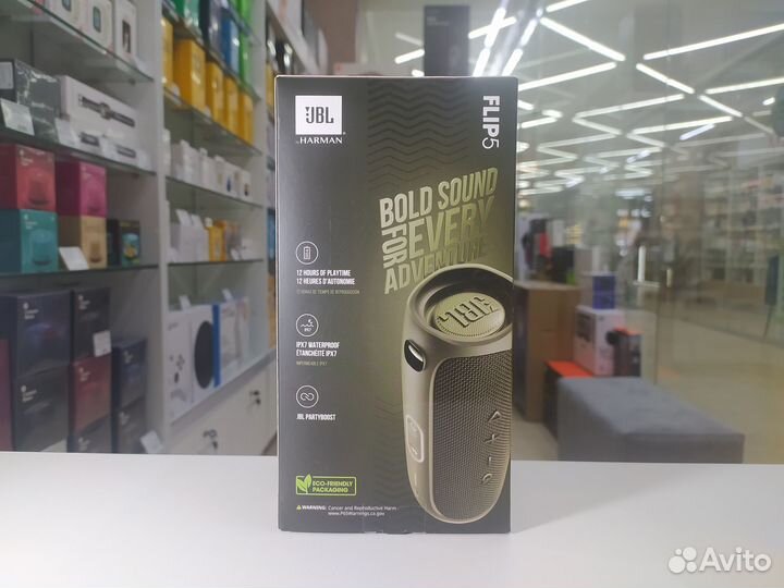 Портативная колонка JBL Flip 5 Новые, Гарантия