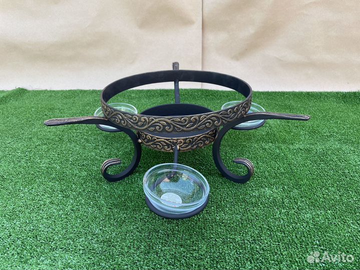 Подставка с соусницами под садж или казан