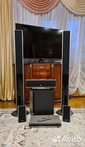 Домашний кинотеатр с караоке LG +новый микрофон LG