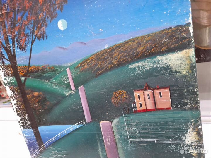 Картина 'Ночной город