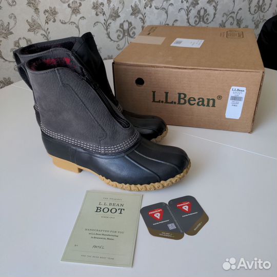 L.L.Bean новые утеплённые ботинки лягушки США р.42