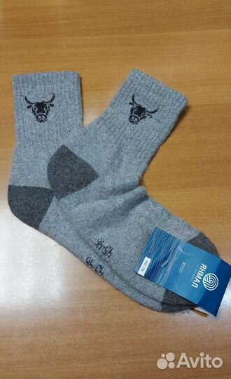 Носки шерстяные монгольские, теплые