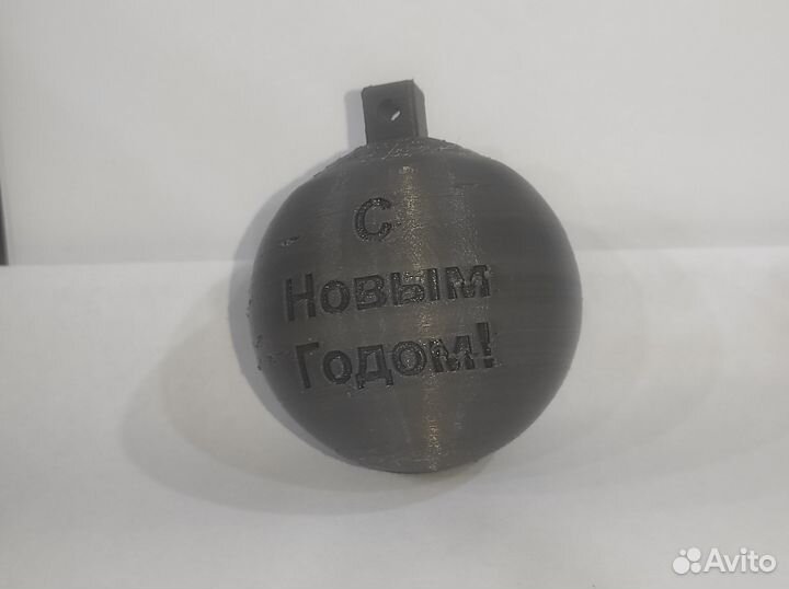 Новогодние (елочные) шары с вашим текстом