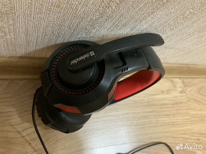 Игровые наушники с микрофоном defender