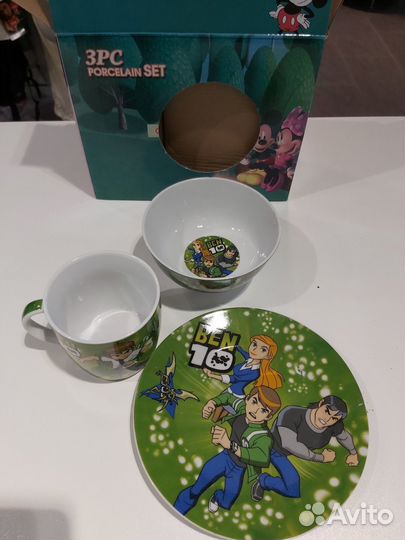 Набор детской посуды фарфор