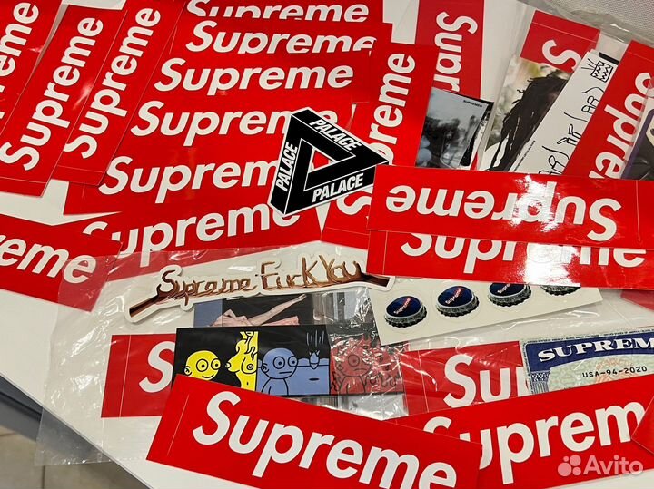 Стикеры Supreme Palace стикерпаки оригинал