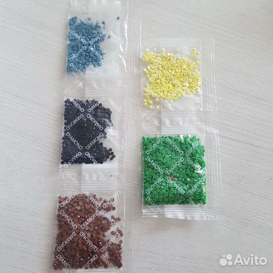 Алмазная мозаика б/у немножко)