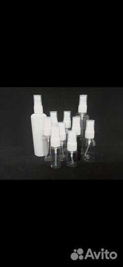 Флаконы Пэт на 10,15,20,30,50 и 100мл со спреем