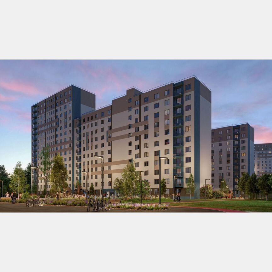 Квартира-студия, 21,4 м², 5/16 эт.