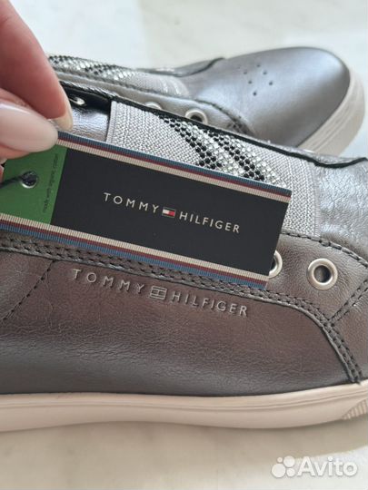 Кеды/слипоны кожанные Tommy Hilfiger (оригинал)