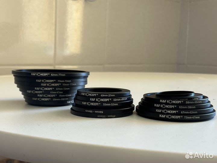 K & F concert набор колец адаптеров для обьективов