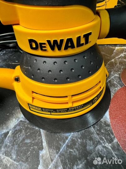 Эксцентриковая шлифмашинка dewalt новая