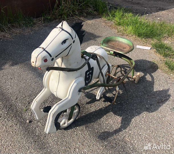 Игрушка детская Конь педальный СССР