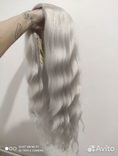 Парик женский пепельный блонд