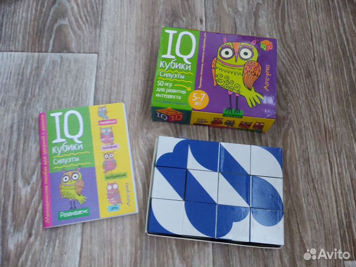 Логическая игра-головоломка, Умные IQ кубики