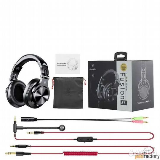 Беспроводные DJ наушники OneOdio Fusion A70 red