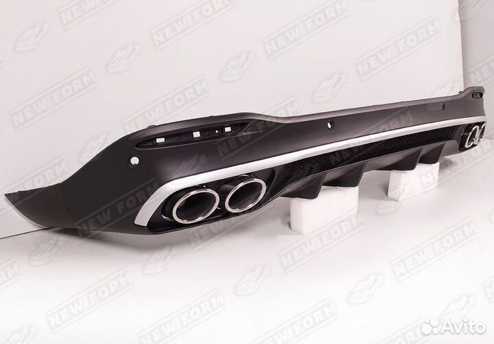 Диффузор заднего бампера 53 AMG Mercedes GLS X167