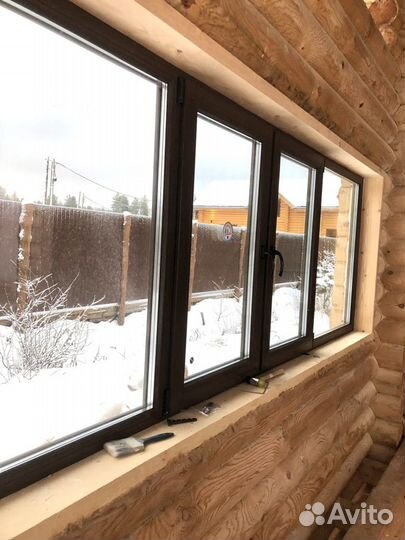 Установка окон пвх под ключ, москитные сетки