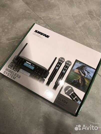 Радиомикрофон shure glxd4