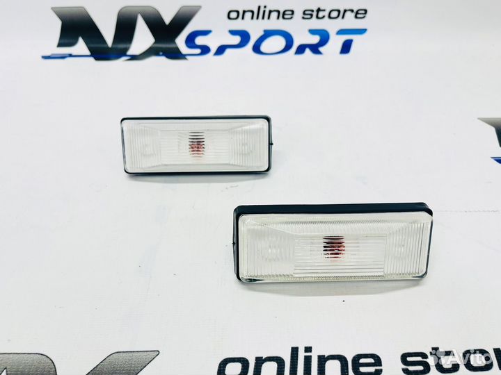 Повторители в крыло для ваз 2106, Нива 4х4 белые