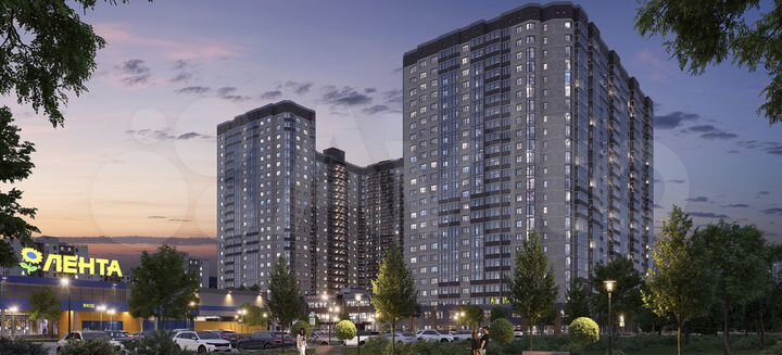 Квартира-студия, 23,8 м², 12/24 эт.