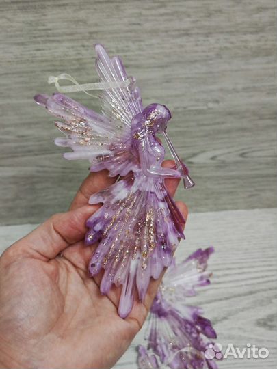 Ёлочная игрушка из эпоксидной смолы