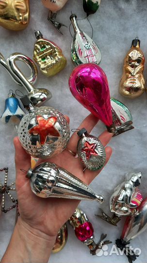 Елочные игрушки СССР