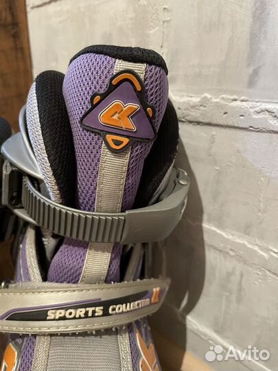 Роликовые коньки раздвижные 35-38